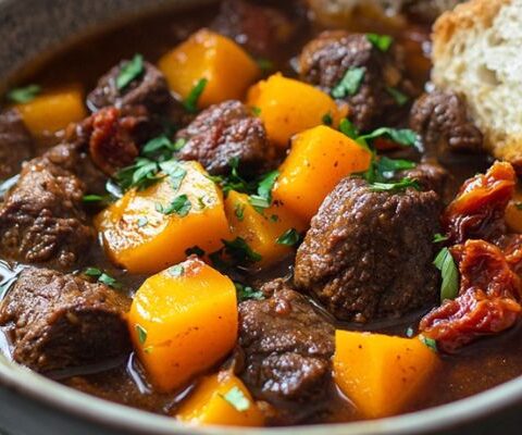 Giada Beef and Butternut Squash Stew