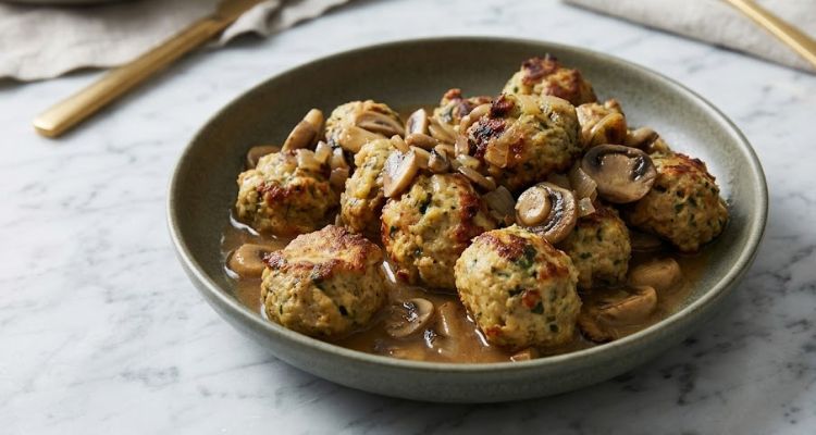 Giada Chicken Marsala Meatballs