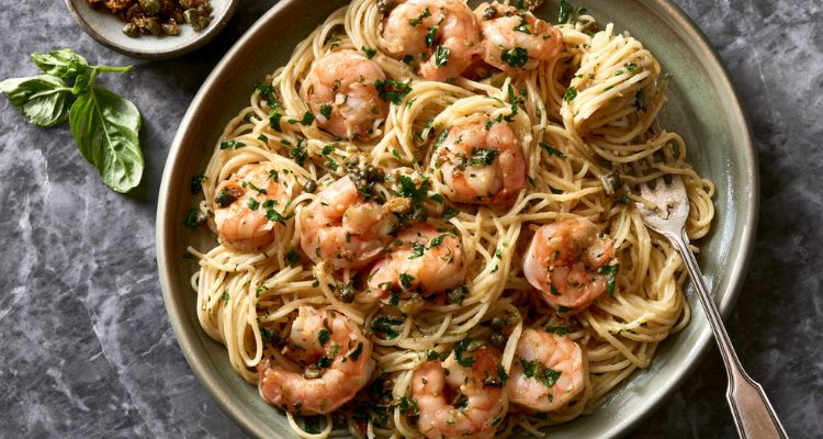 Giada Lemon Spaghetti With Shrimp