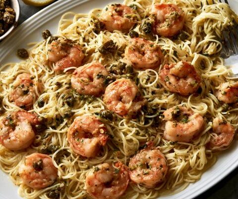 Giada Lemon Spaghetti With Shrimp