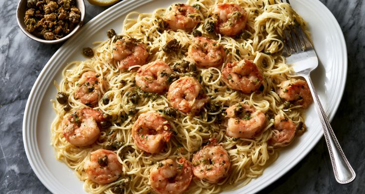 Giada Lemon Spaghetti With Shrimp