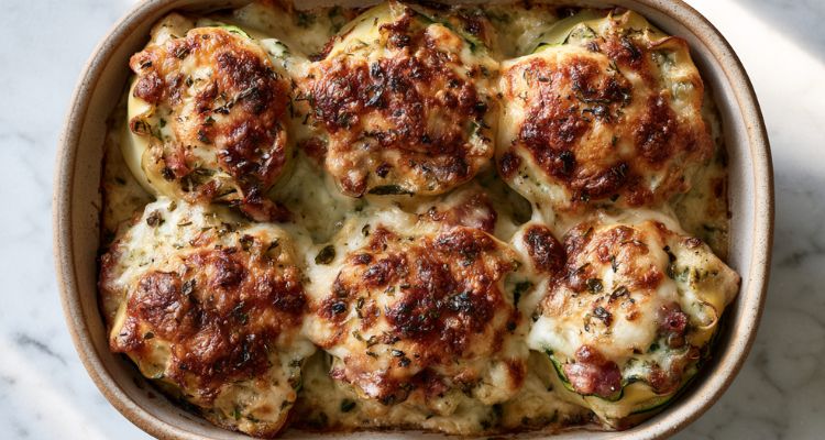 Giada Zucchini Lasagna Rolls