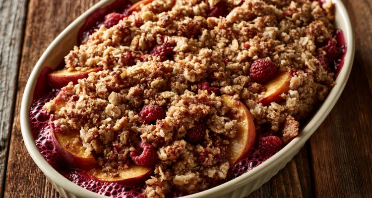 Ina Garten Peach And Raspberry Crisp