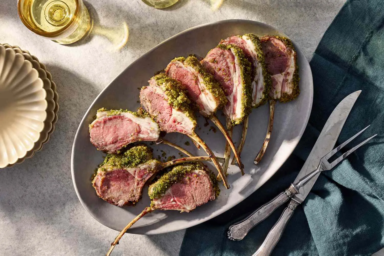 Martha Stewart Roast Rack of Lamb
