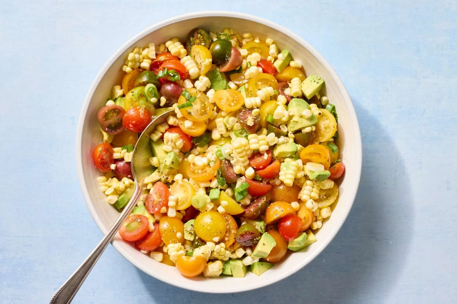 Martha Stewart Tomato, Corn, and Avocado Salad