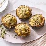 Martha Stewart Acorn Squash with Mixed-Grain Stuffing