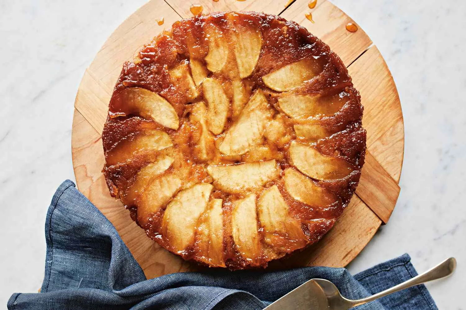 Martha Stewart Apple-Honey Upside-Down Cake