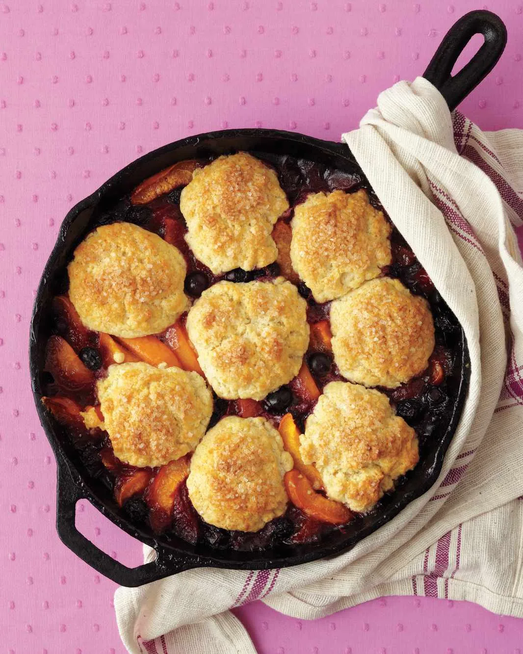 Martha Stewart Apricot-Blueberry Cobbler