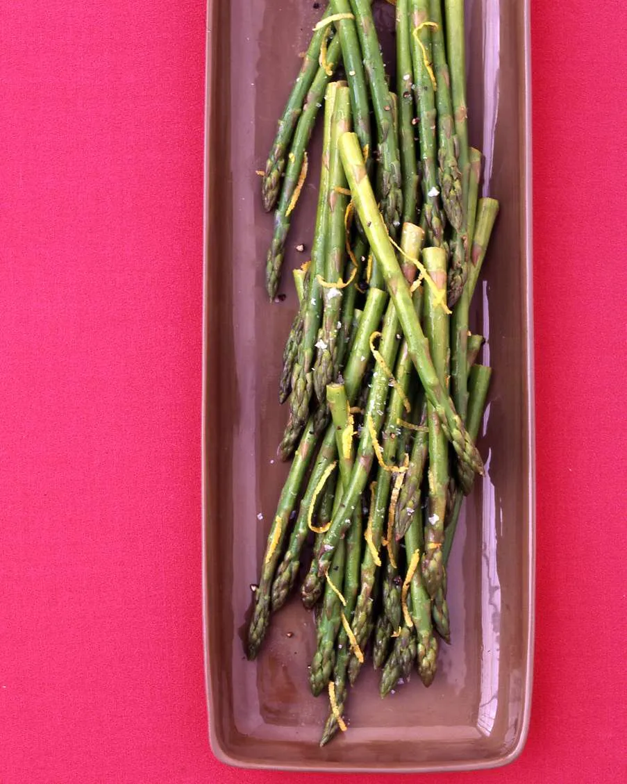 Martha Stewart Asparagus with Lemon Butter