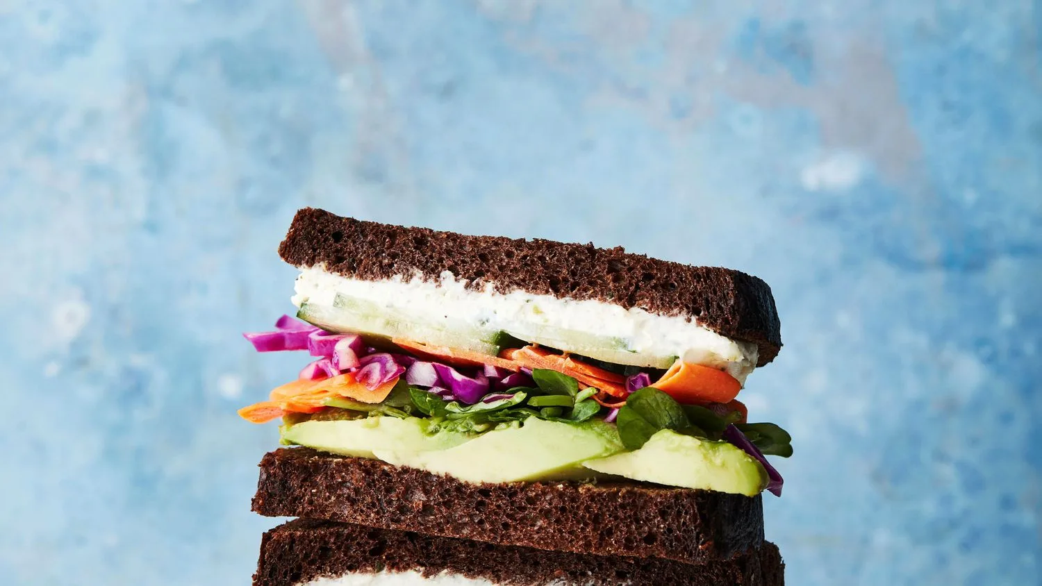 Martha Stewart Avocado-and-Boursin Sandwiches