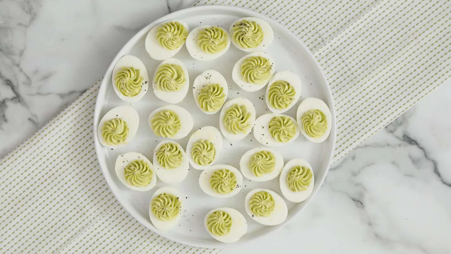 Martha Stewart Avocado Deviled Eggs