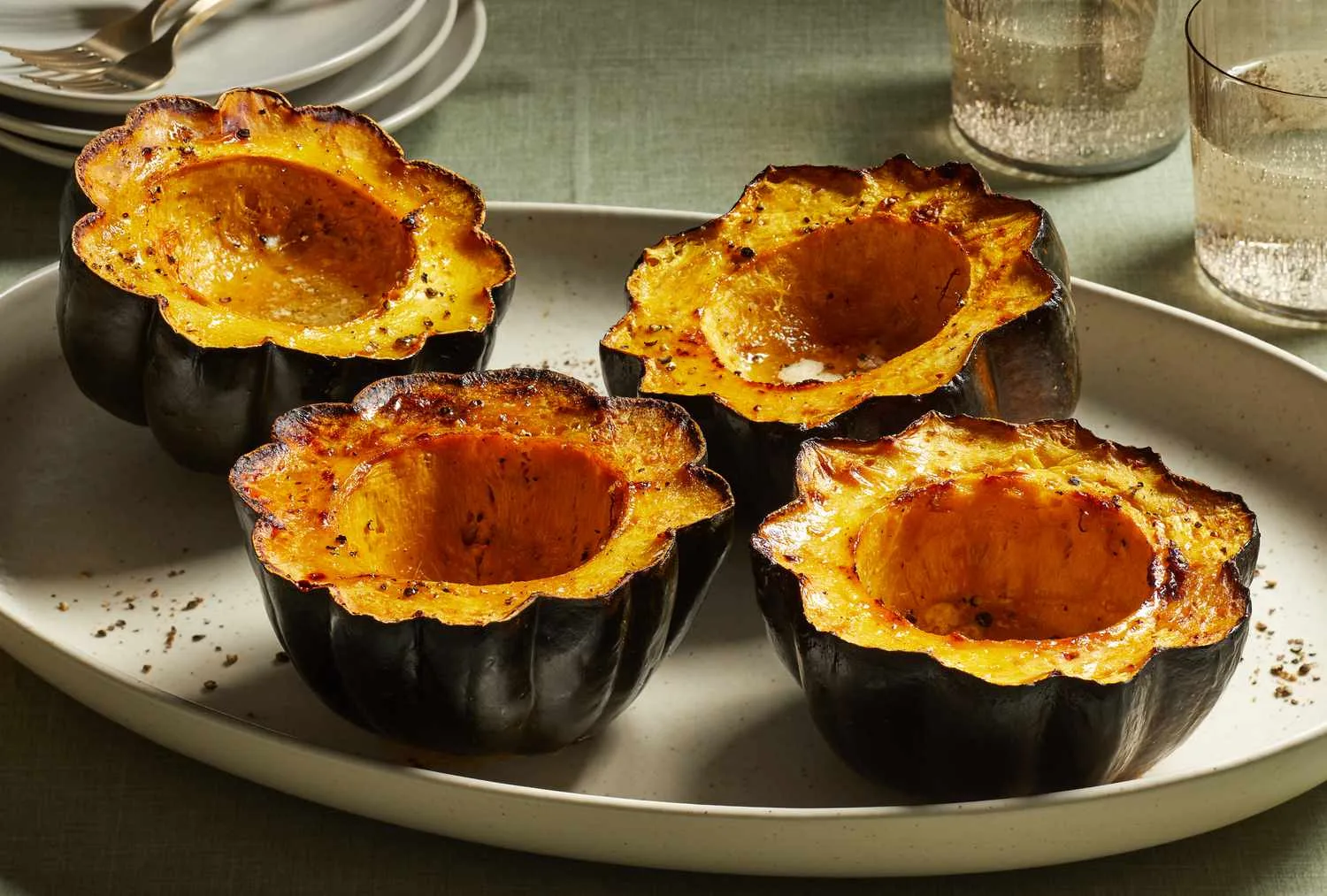 Martha Stewart Baked Acorn Squash With Brown Sugar
