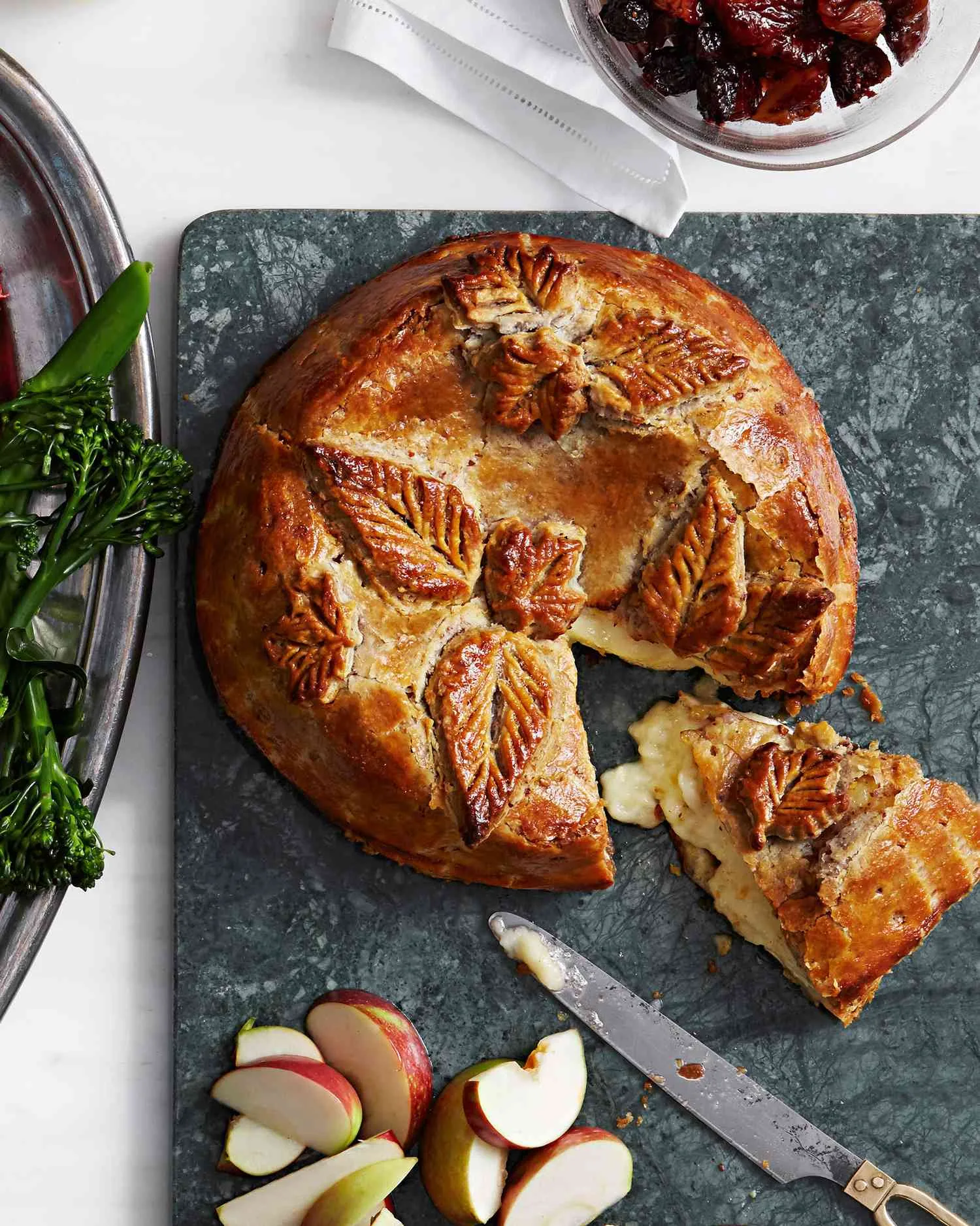 Martha Stewart Baked Brie With Boozy Fruit