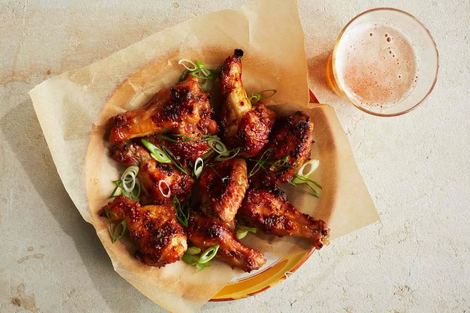 Martha Stewart Baked Chicken Wings with Mustard-Marmalade Glaze