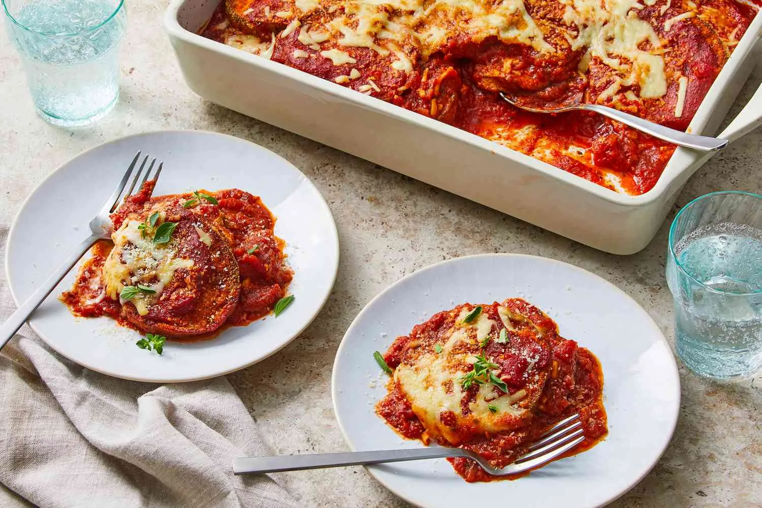 Martha Stewart Baked Eggplant Parmesan