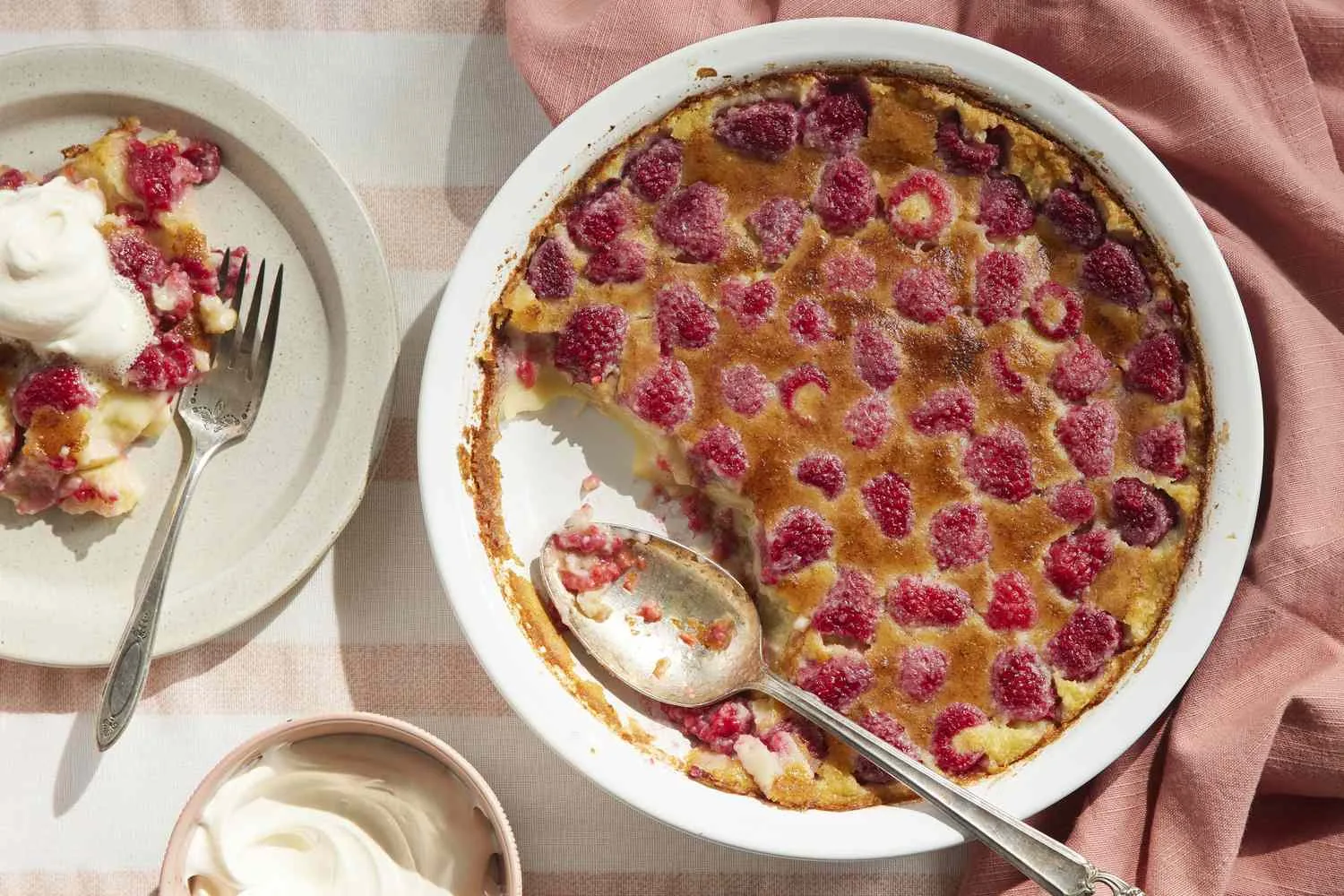 Martha Stewart Baked Raspberry Custard