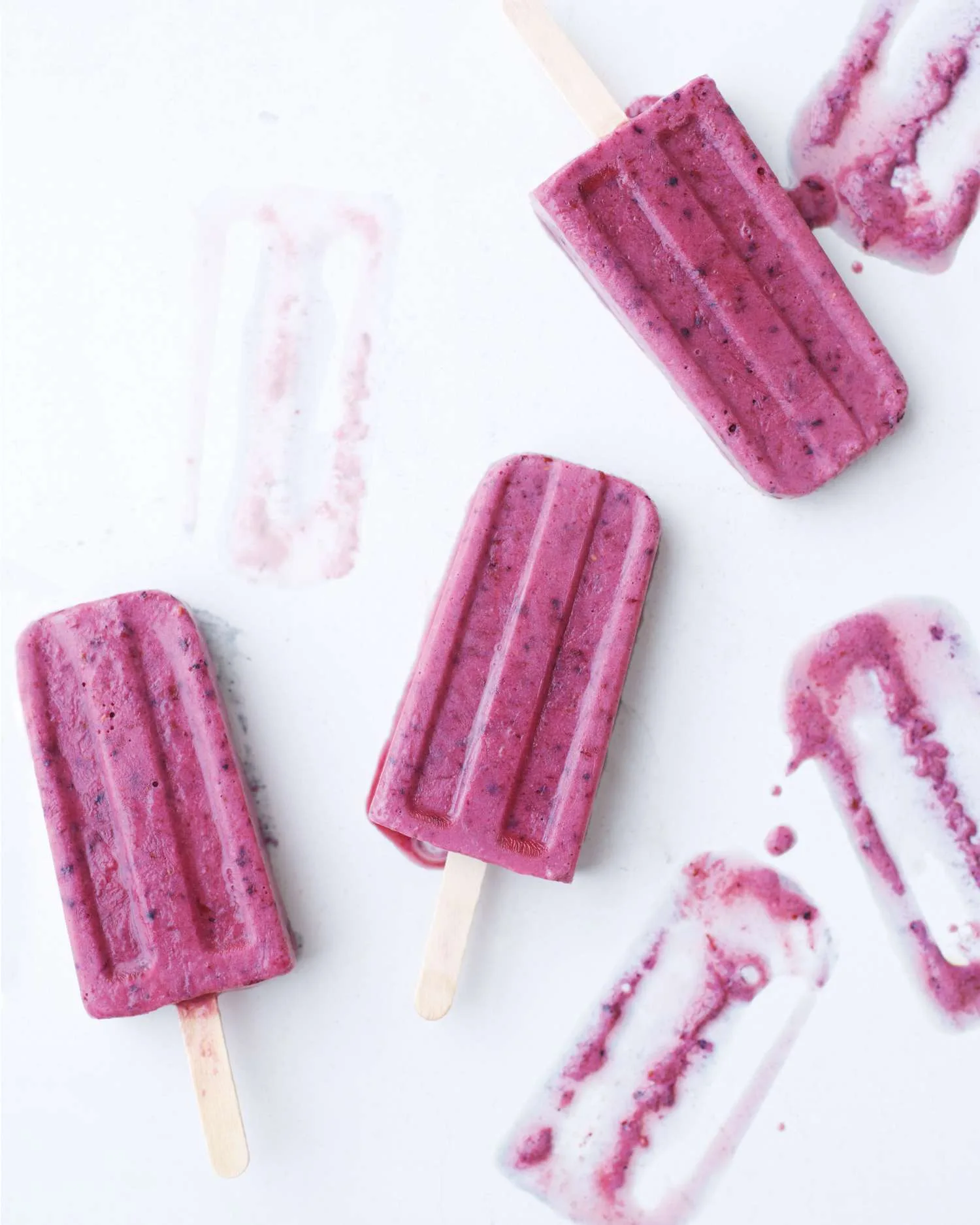 Martha Stewart Banana, Berry, and Buttermilk Popsicles