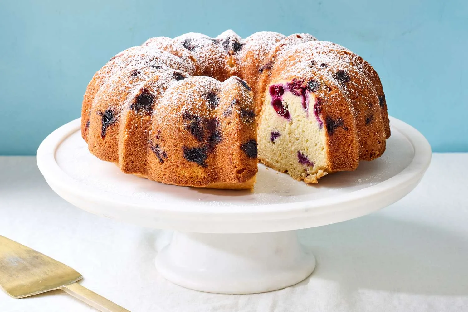 Martha Stewart Blueberry-Lemon Bundt Cake