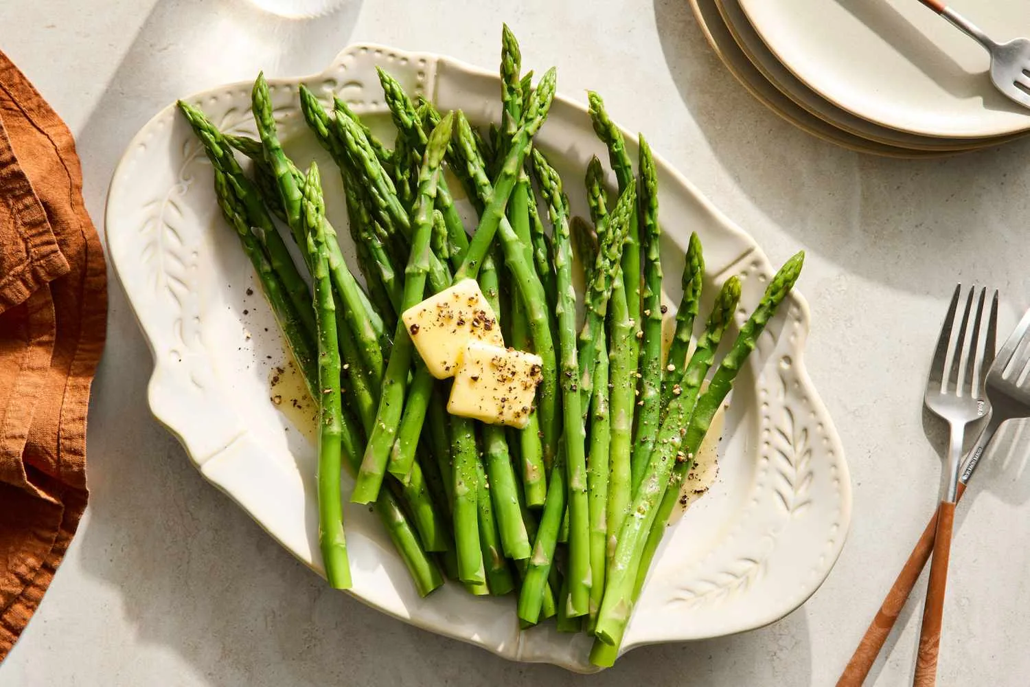 Martha Stewart Boiled Asparagus