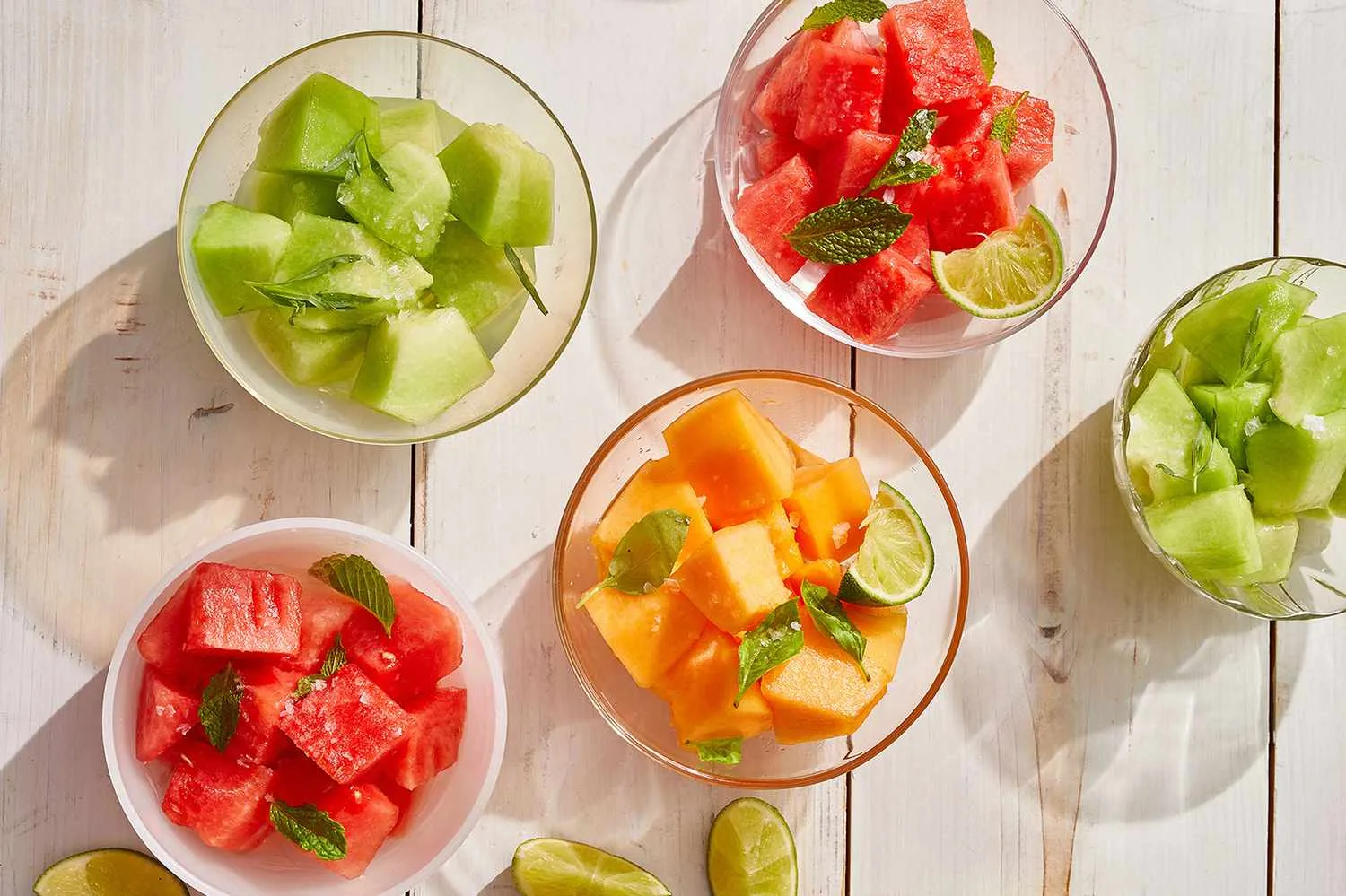 Martha Stewart Boozy Melon Three Ways