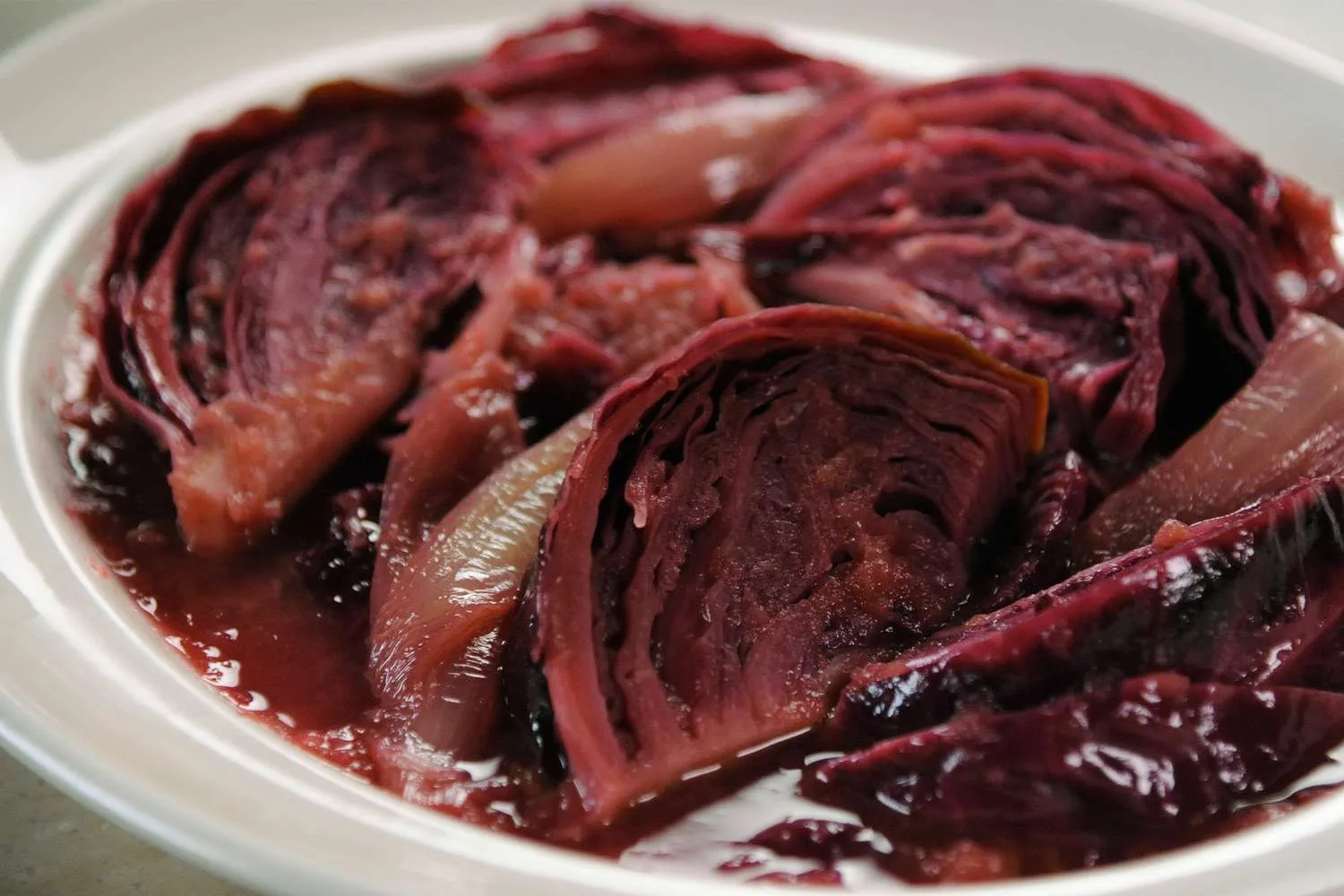Martha Stewart Braised Red Cabbage with Caramelized Apples