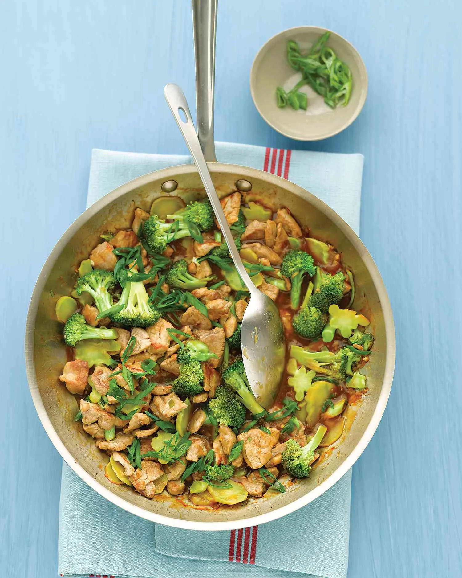 Martha Stewart Broccoli and Pork Stir-Fry