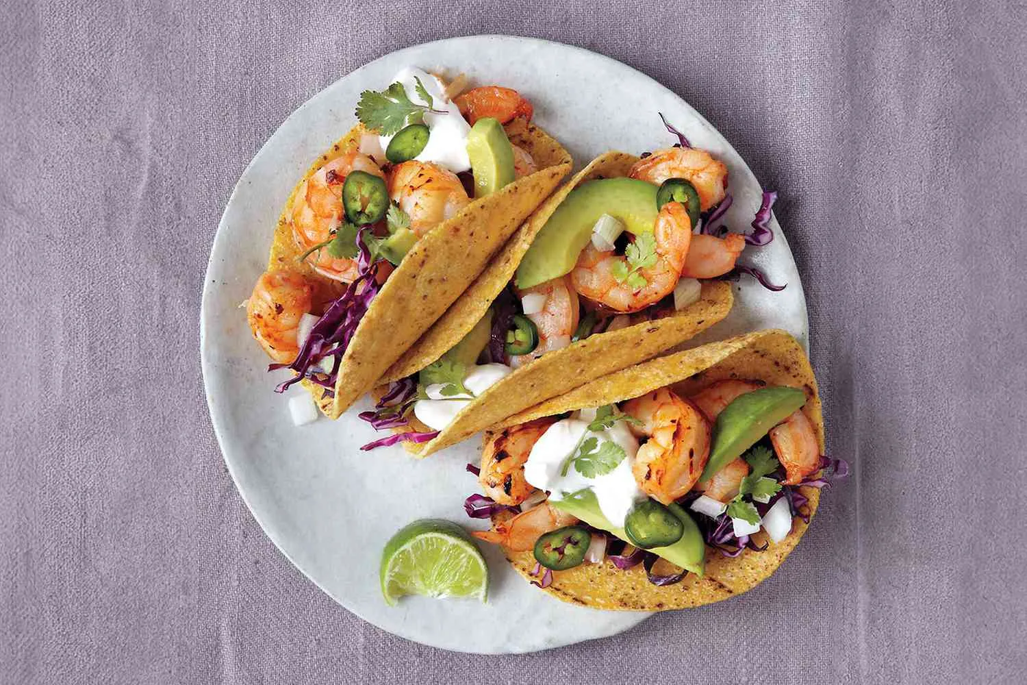 Martha Stewart Broiled Shrimp Tacos